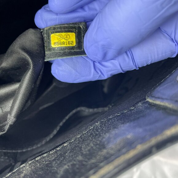 Chanel Triple Coco Mini Tote Handbag - Black Enamel, Made in Italy - Picture 7 of 16